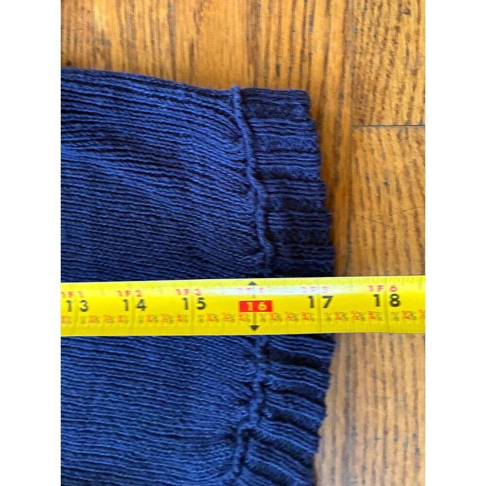 Free People WE THE FREE Blue Button Up Crop Cardigan Sweater Top Women's Size XS - Picture 8 of 11